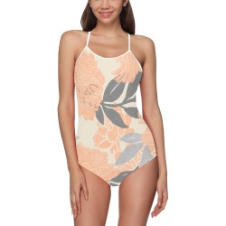 Modern Blooming FB Strap Swimsuit ( Model S05)