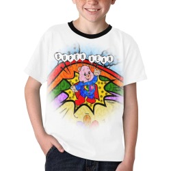 Super Bear by Nico Bielow Kids' All Over Print T-shirt (Model T65)