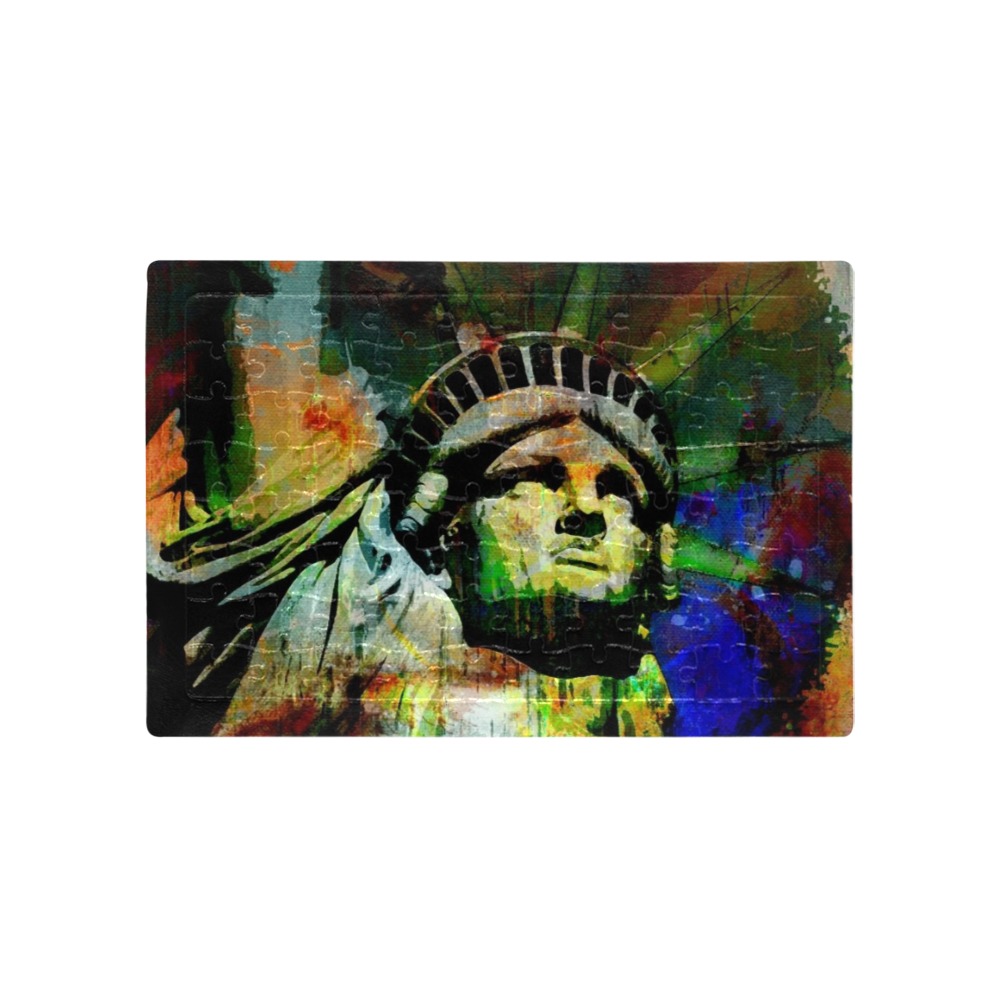 STATUE OF LIBERTY 2 A4 Size Jigsaw Puzzle (Set of 80 Pieces)