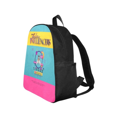 Trendy Collectable Backpack Multi-Pocket Fabric Backpack (Model 1684)