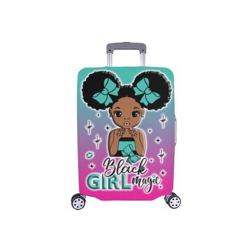 BLACK GIRL MAGIC LUGGAGE COVER Luggage Cover/Small 18"-21"