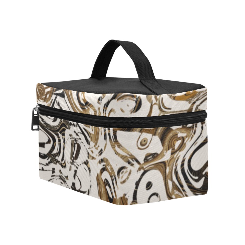 Marble Bronze Cosmetic Bag/Large (Model 1658)