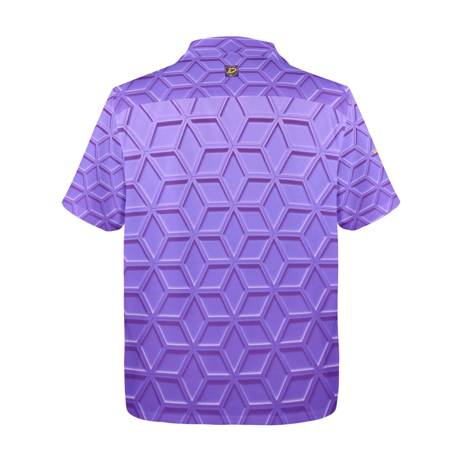 DIONIO Clothing - Mens'  Lavender Geometric Casual Dress Shirt Men's All Over Print Hawaiian Shirt-New (Model T58)