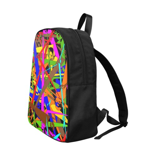jumble Fabric School Backpack (Model 1682) (Large)