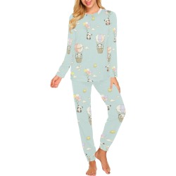 Flying Pandas Women's All Over Print Pajama Set
