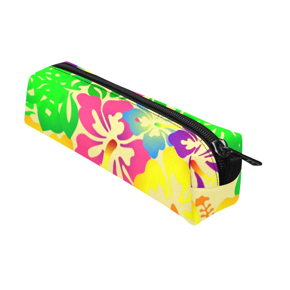 Hibiscus Hawaiian Flowers Pencil Pouch/Small (Model 1681)