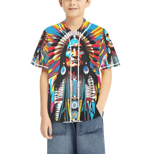 AMERICAN HERITAGE 11 All Over Print Baseball Jersey for Kids (Model T50)