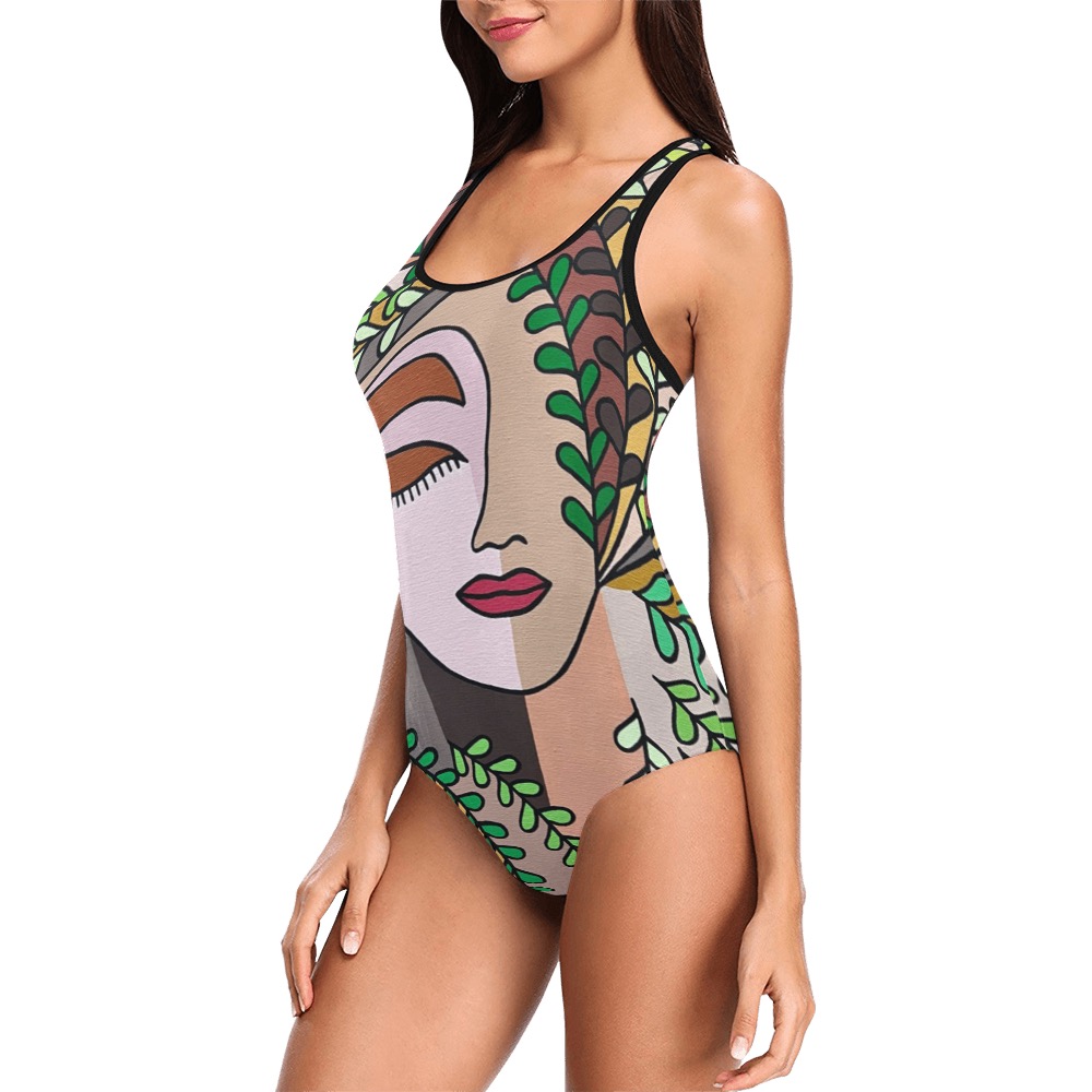 Serenity Vest One Piece Swimsuit (Model S04)