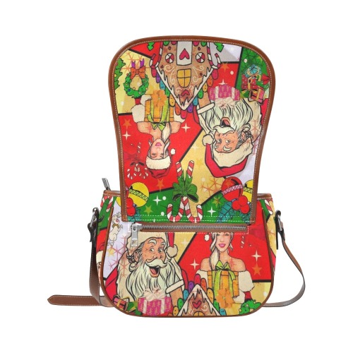 Santa Baby by Nico Bielow Saddle Bag/Large (Model 1649)