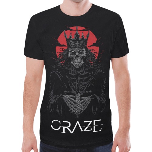 Critical Craze Death King New All Over Print T-shirt for Men (Model T45)