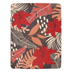 Colorful Tropical Pattern (63) Ultra-Soft Micro Fleece Blanket 54"x70"
