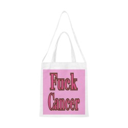 Fuck Cancer Canvas Tote Bag/Medium (Model 1701)