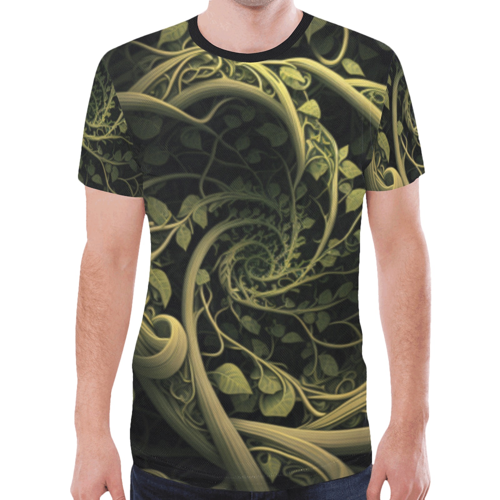 vine cloth design New All Over Print T-shirt for Men (Model T45)