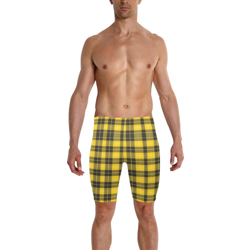 Barclay Dress Modern Men's Knee Length Swimming Trunks (Model L58)