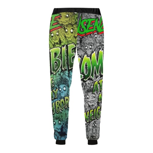 zombies ate my pants Unisex All Over Print Sweatpants (Model L11)