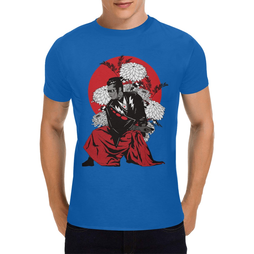 Anime Warrior Men's T-Shirt in USA Size (Front Printing Only)