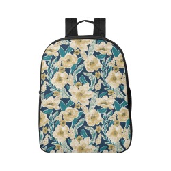 Painted Flowers Popular Fabric Backpack (Model 1683)