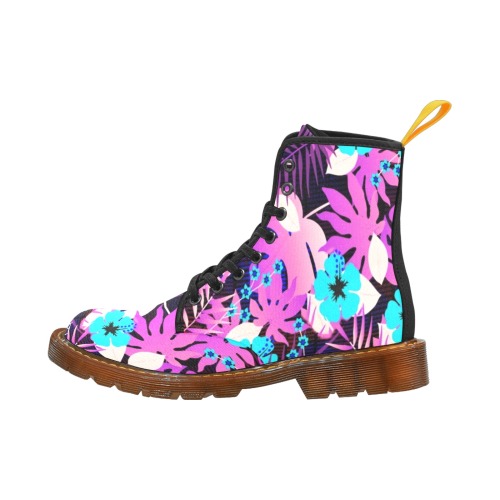 GROOVY FUNK THING FLORAL PURPLE Martin Boots For Men Model 1203H