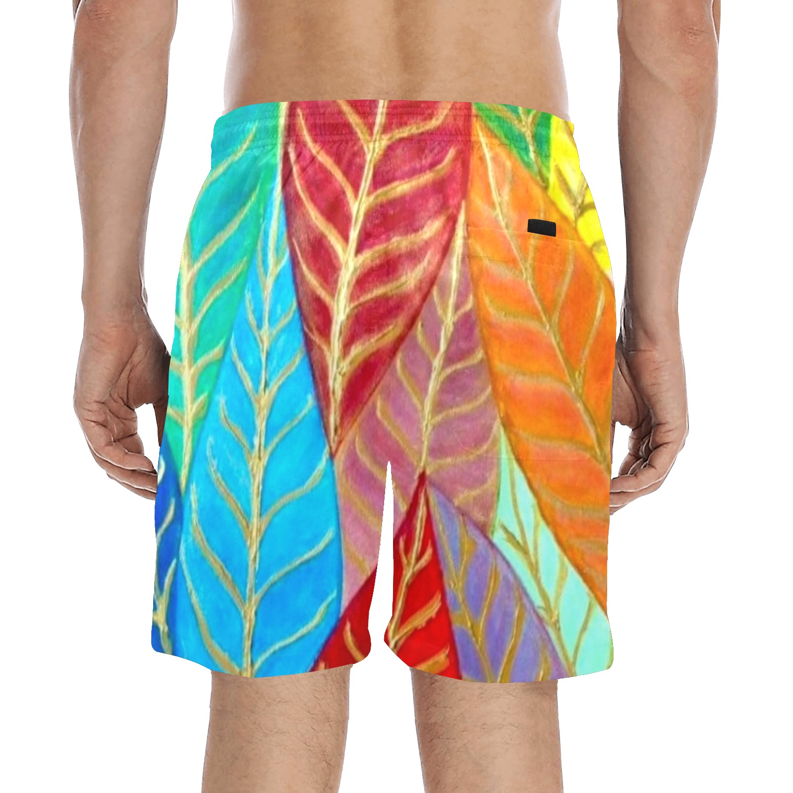 BB 454PPO Men's Mid-Length Beach Shorts (Model L51)