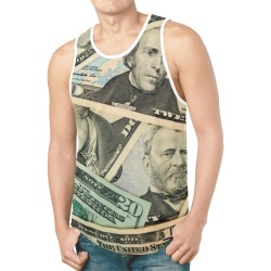 US PAPER CURRENCY New All Over Print Tank Top for Men (Model T46)