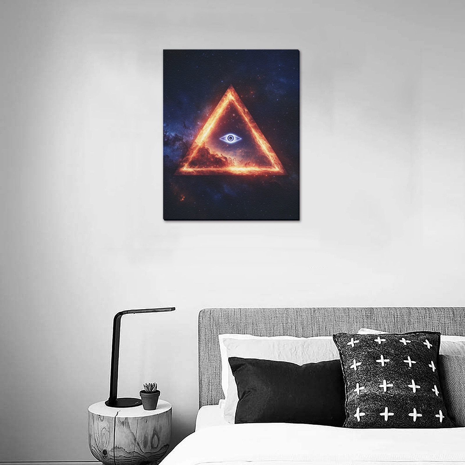 Triangular Vision Upgraded Canvas Print 16"x20"