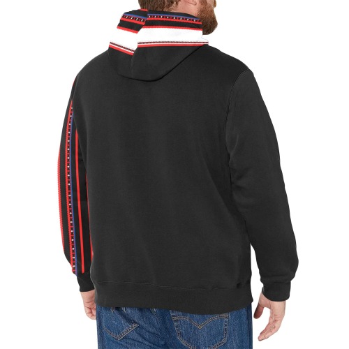 PH flag igorot hoodie02 Men's Long Sleeve Fleece Hoodie (Model H55)