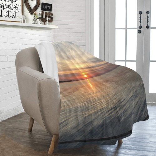 Early Sunset Collection Ultra-Soft Micro Fleece Blanket 50"x60"