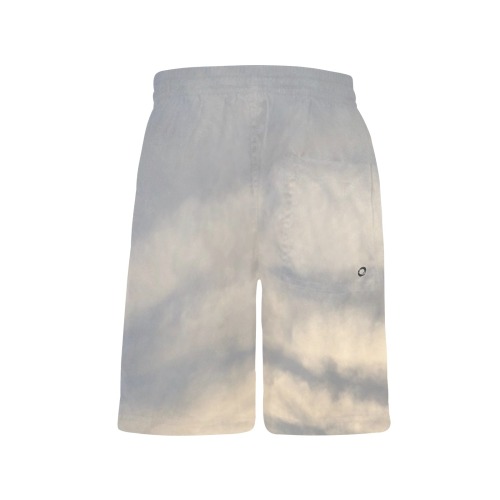 Rippled Cloud Collecction Boys' Casual Beach Shorts (Model L52)