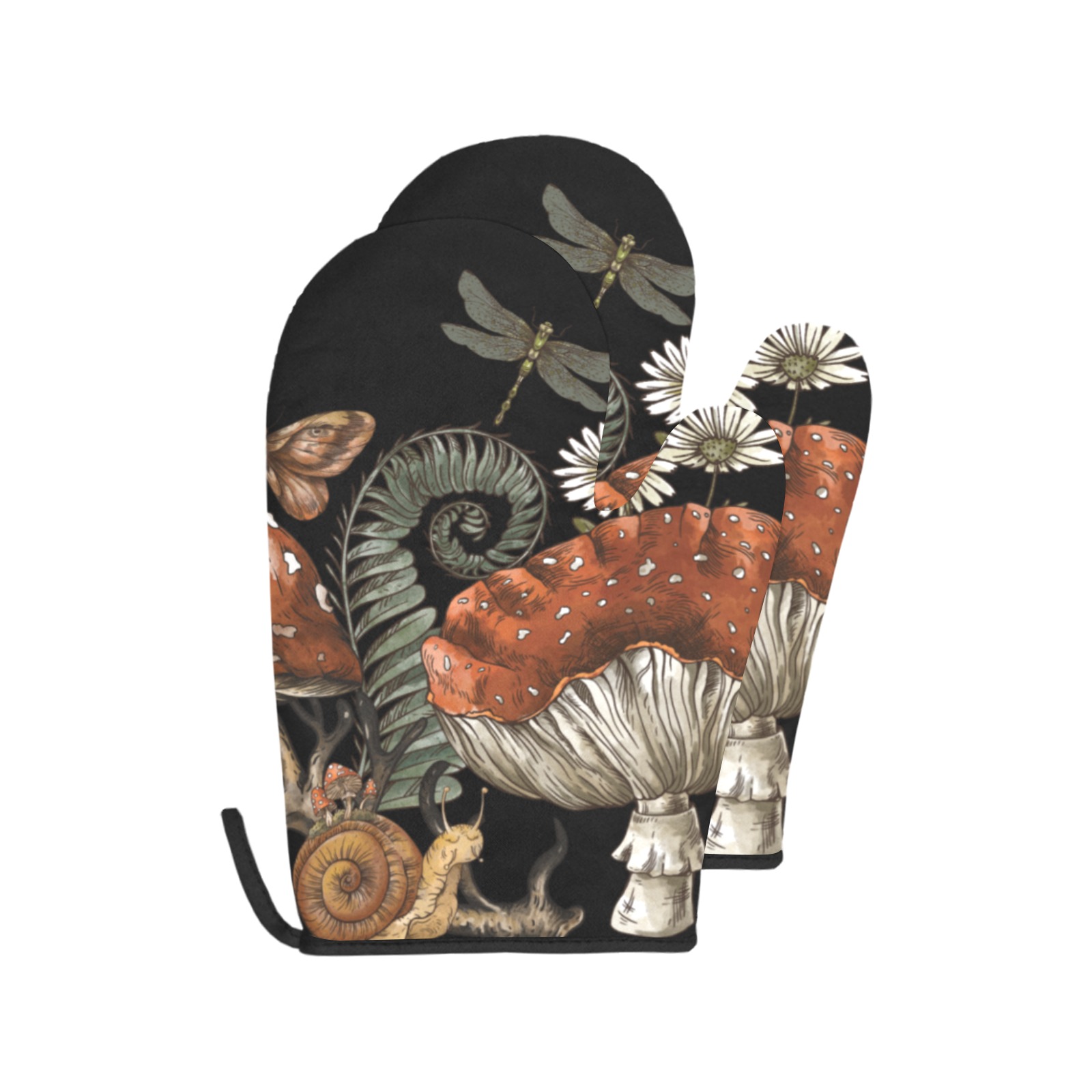 Witchy Wood Oven Mitt (Two Pieces)
