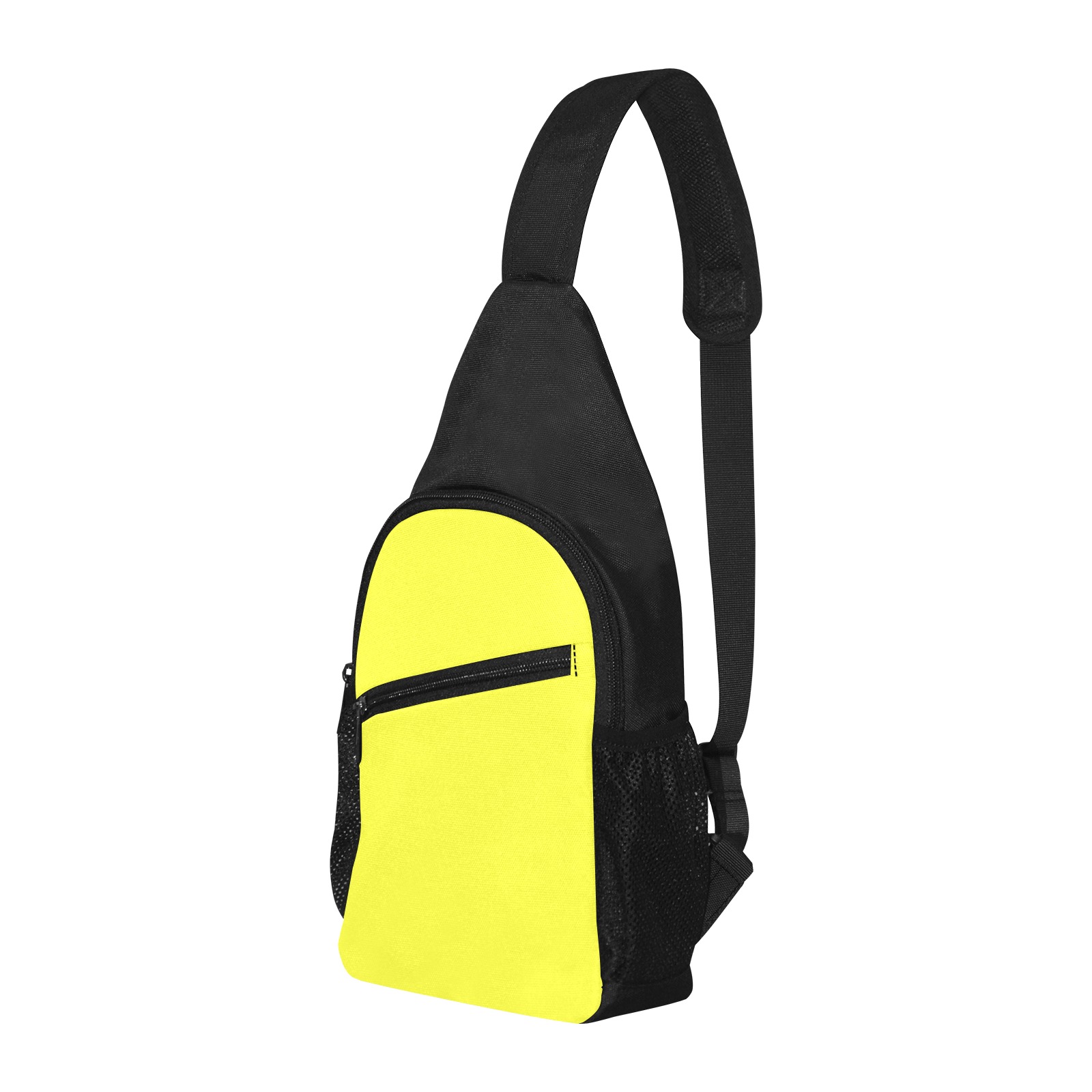 color maximum yellow Chest Bag-Front Printing (Model 1719)