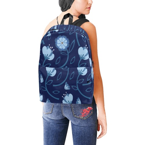 Floral Unisex Classic Backpack (Model 1673)