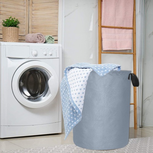color slate grey Laundry Bag (Large)