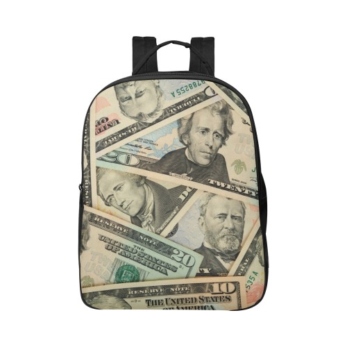 US PAPER CURRENCY Popular Fabric Backpack (Model 1683)