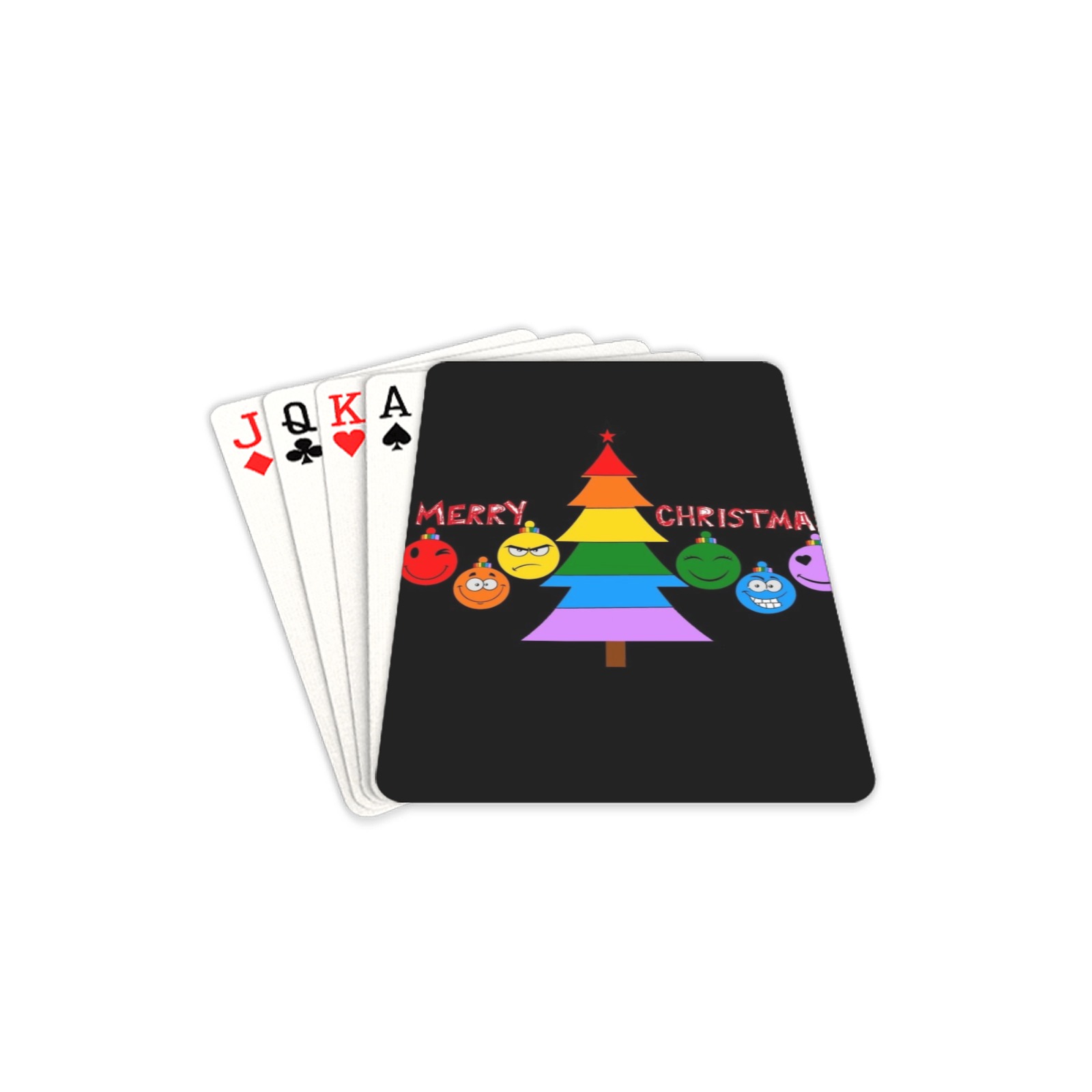 Merry Gay Christmas by Nico Bielow Playing Cards 2.5"x3.5"