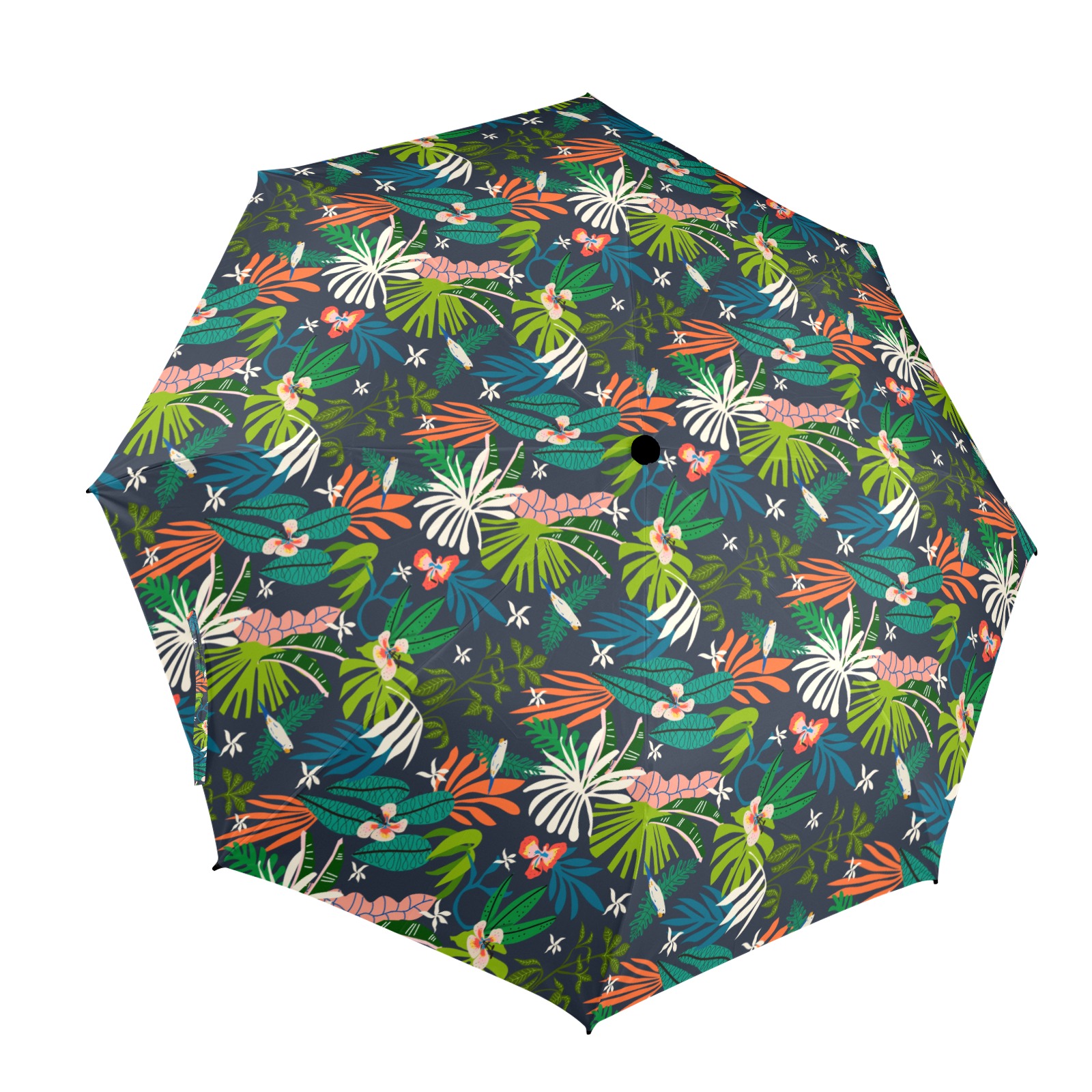 Eagle Aztec Print Pattern Automatic Foldable Umbrella