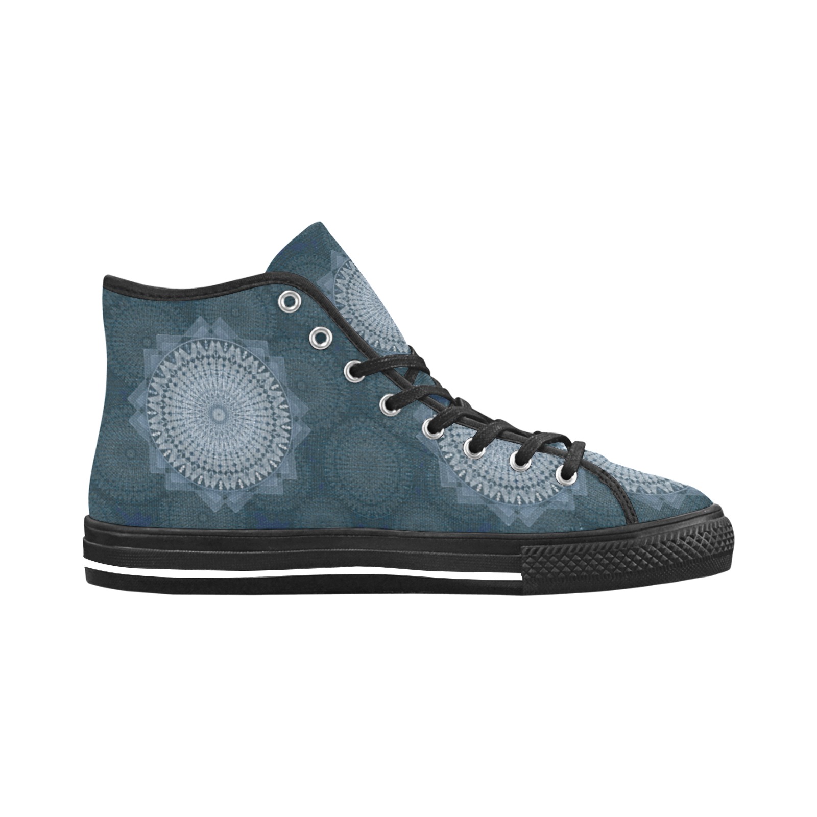 An initiation of the mass circle bue version Vancouver H Men's Canvas Shoes (1013-1)