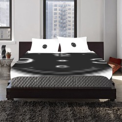 Clock bed set 3-Piece Bedding Set