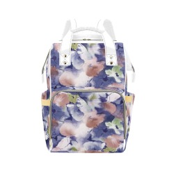 Watercolor abstract garden 2Y Multi-Function Diaper Backpack/Diaper Bag (Model 1688)