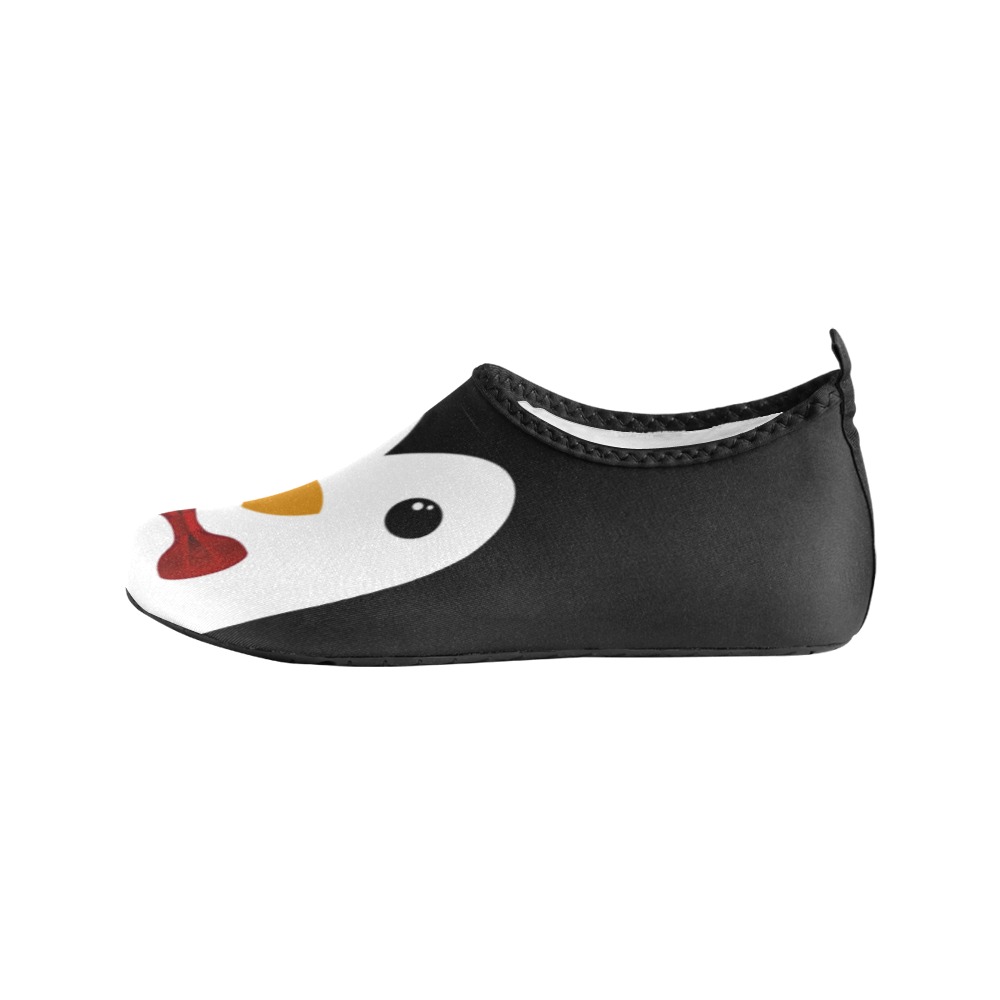 Penguin Kawaii Style Boy Kids' Slip-On Water Shoes (Model 056)