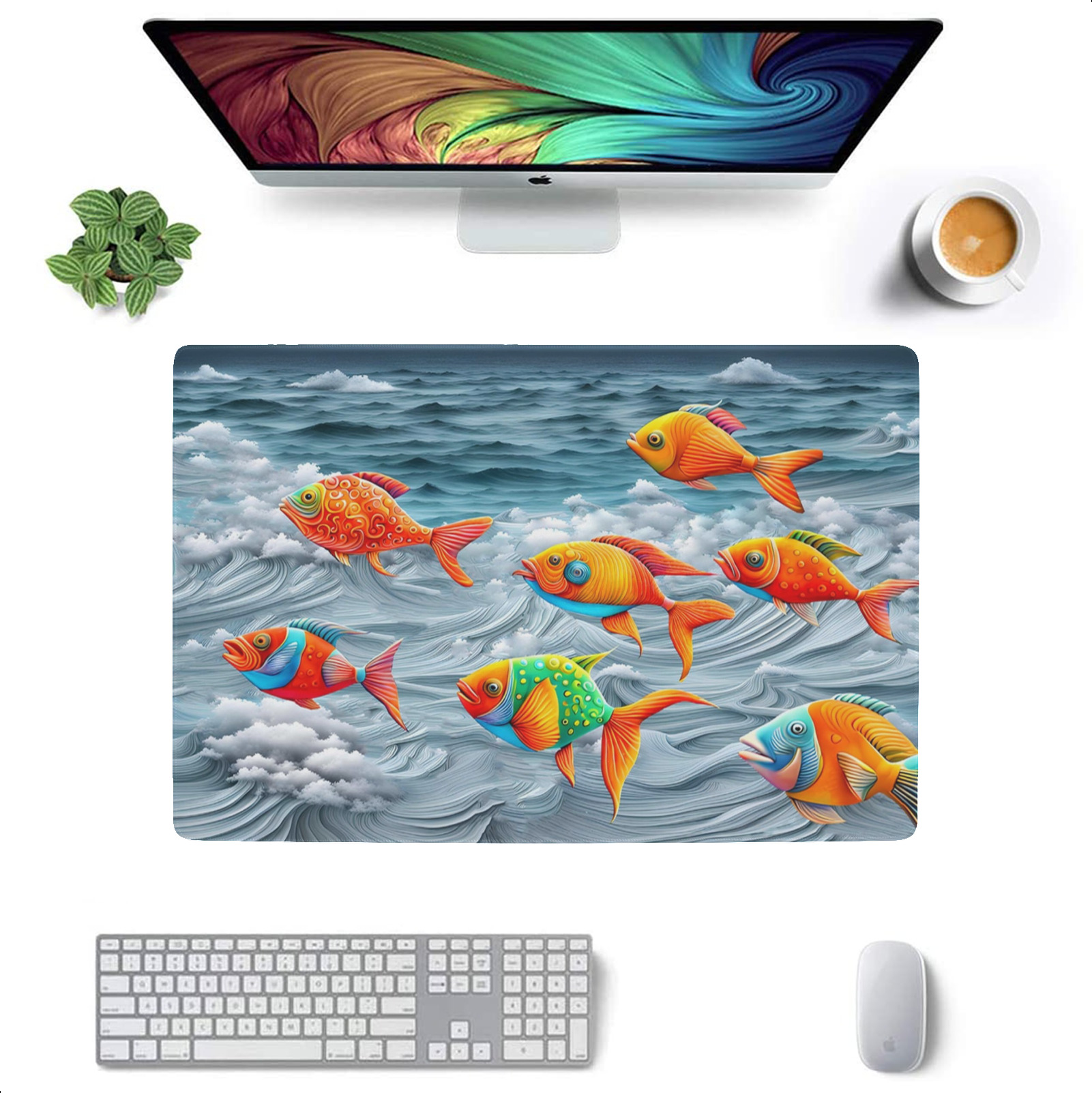 Ocean Life Gaming Mousepad 24"x16"