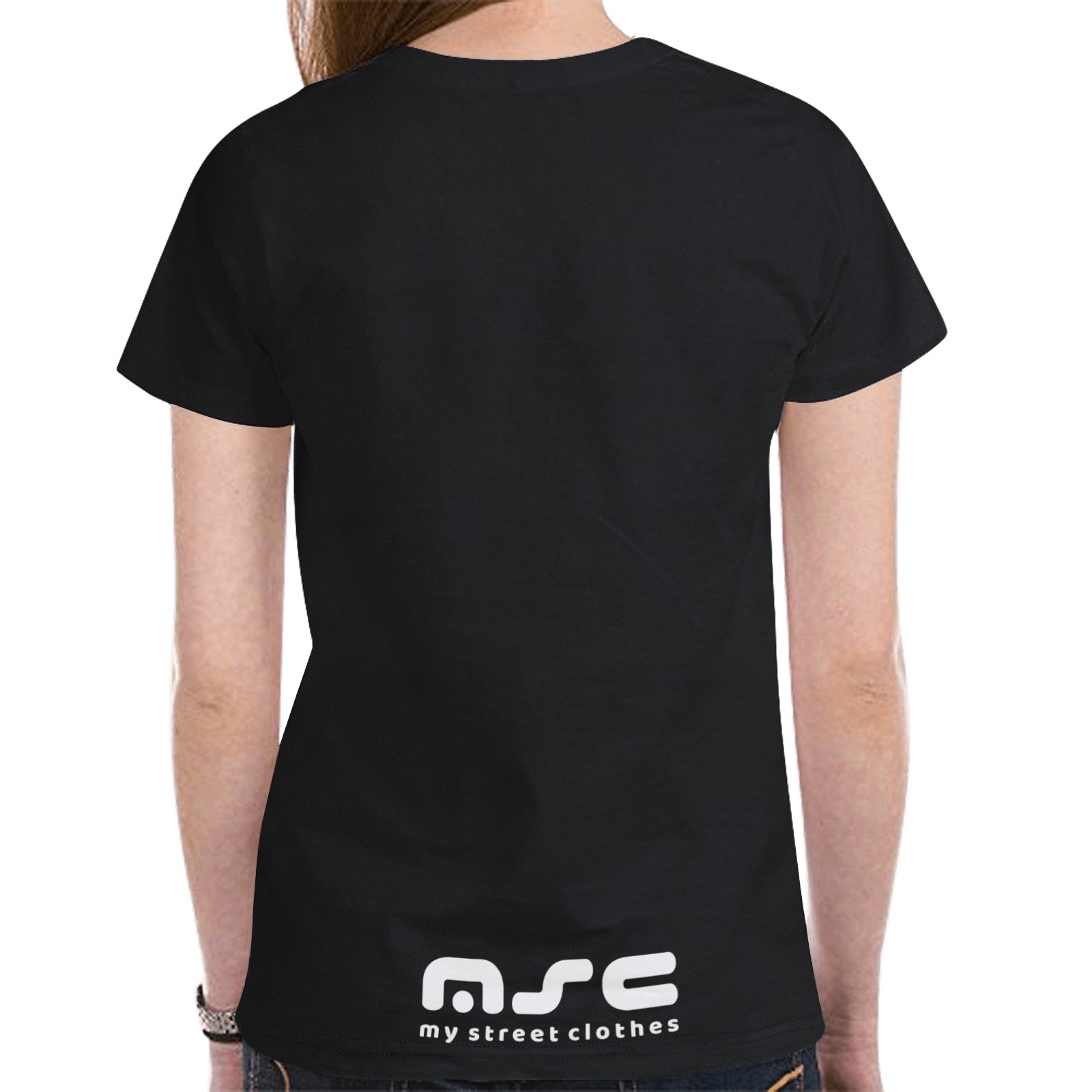 MSC-MomWifeQueen New All Over Print T-shirt for Women (Model T45)