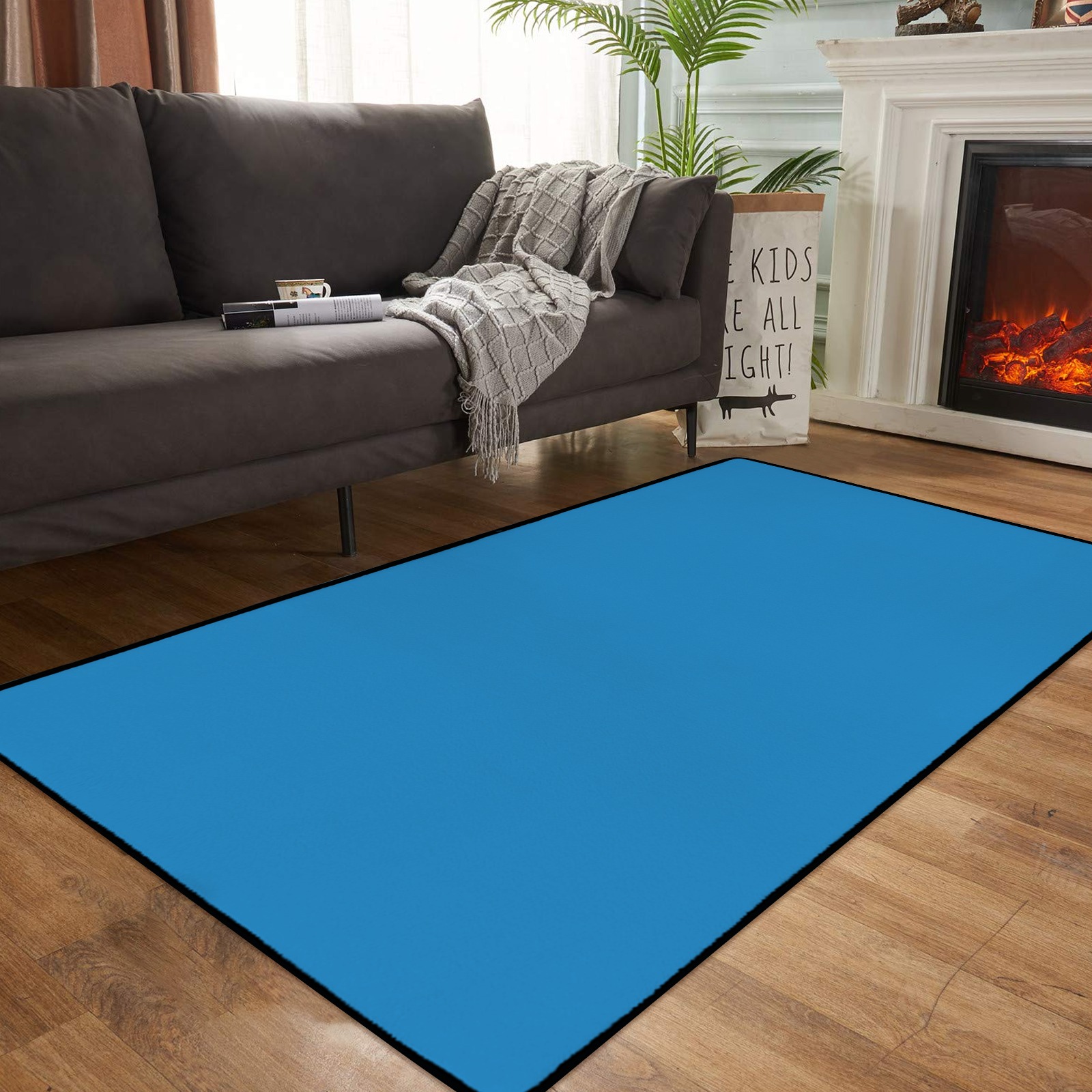 French Blue Floor Mat 90x61cm (3-Pack) | ID: D7522759