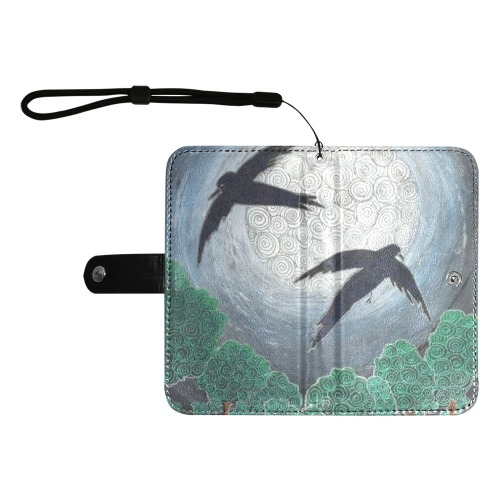 The Watchers Flip Leather Purse for Mobile Phone/Large (Model 1703)