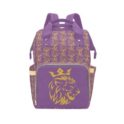 Freeman Empire Diaper Bag (Purple) Multi-Function Diaper Backpack/Diaper Bag (Model 1688)