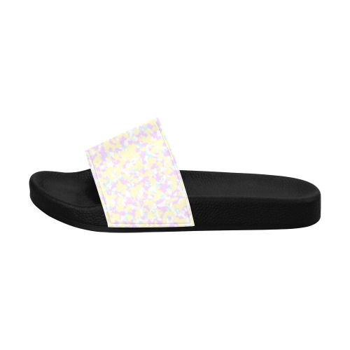 Monday White(5) Men's Slide Sandals (Model 057)