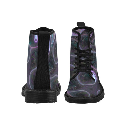 Reflective Thought Martin Boots for Women (Black) (Model 1203H)