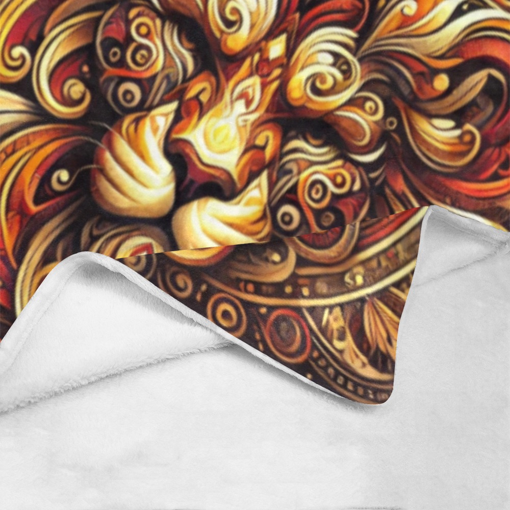 Lion Magical Rug Ultra-Soft Micro Fleece Blanket 40"x50"