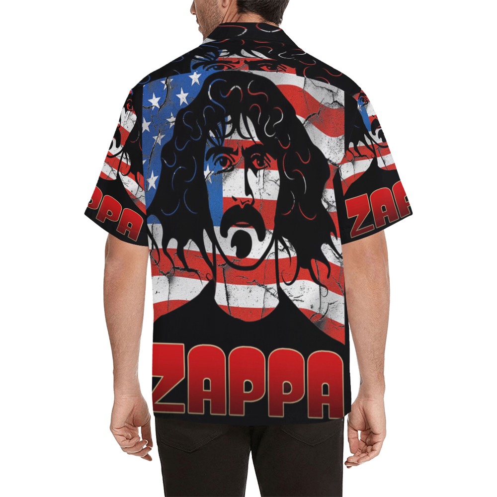 Frank Zappa Hawaiian Shirt with Merged Design (Model T58)
