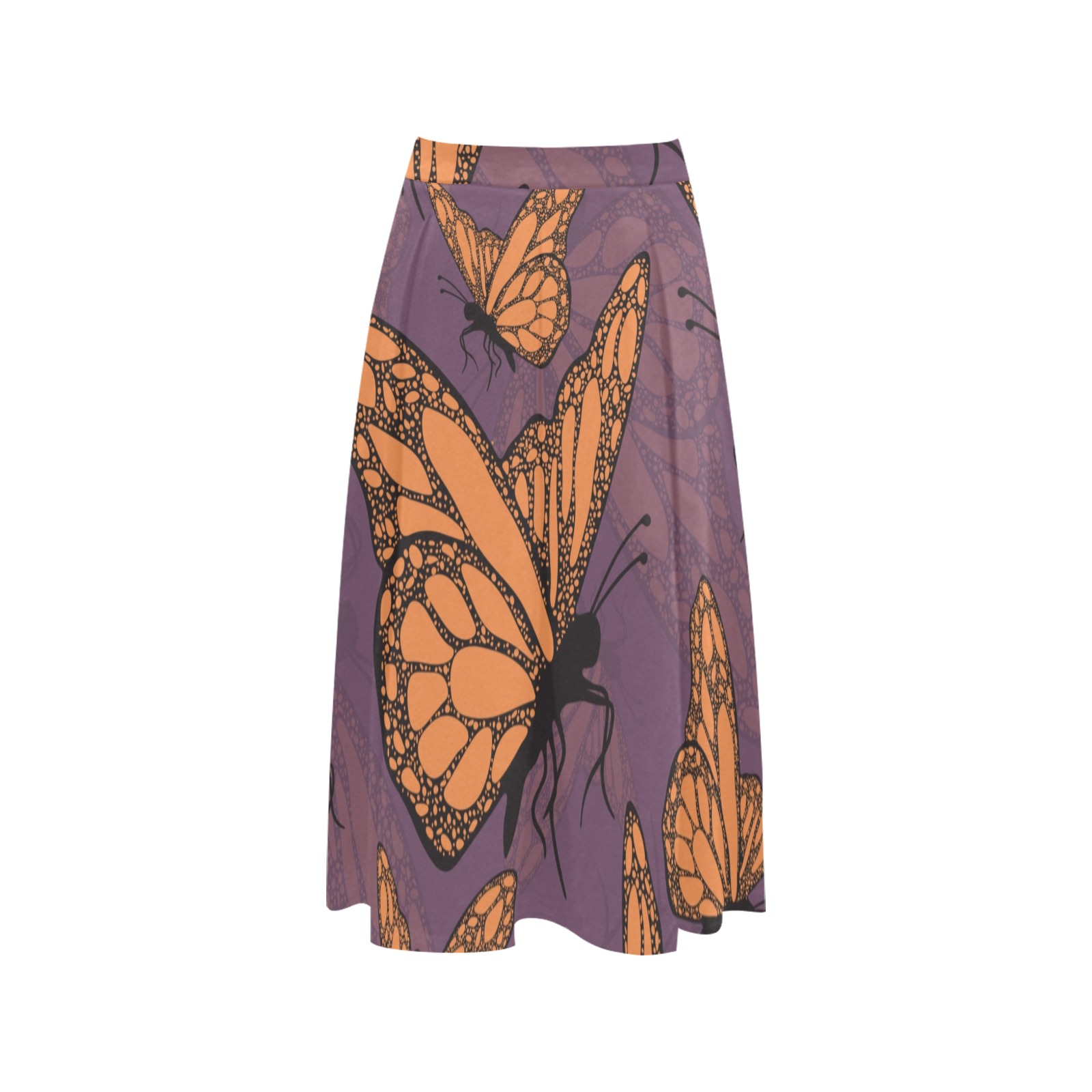 bb r54ye Mnemosyne Women's Crepe Skirt (Model D16)