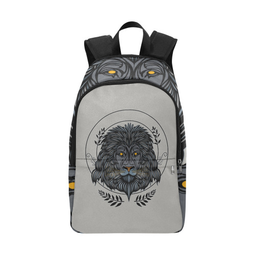 Lion Head Fabric Backpack for Adult (Model 1659)